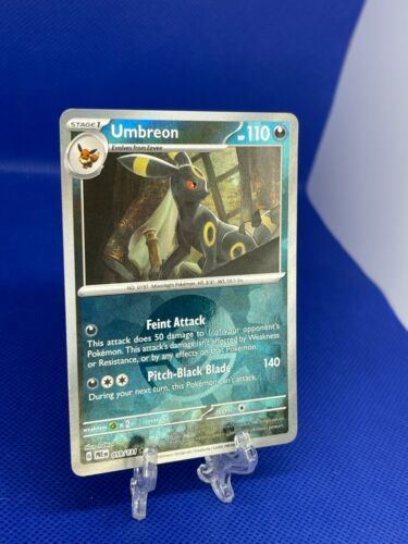 Pokemon Juego de Cartas Coleccionables Umbreon 059/131 Pokeball Holograma Inverso Evoluciones Prismáticas 2025 Casi Nuevo - Imagen 3 de 5