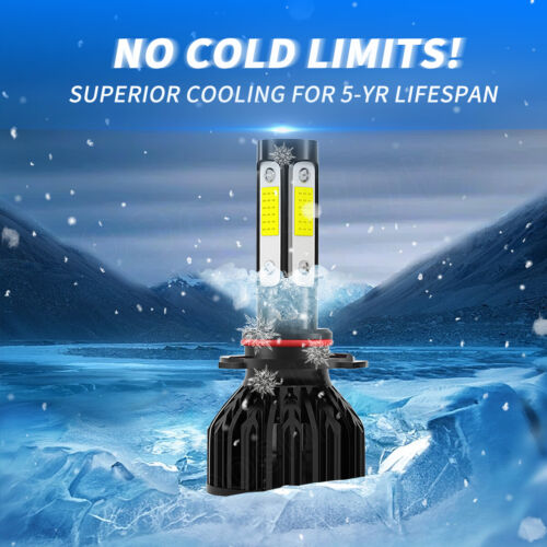 For Chevrolet K1500 1990-1999 LED Headlight Kit Bulbs Cool White 6500K Pair 9005 - Picture 12 of 14
