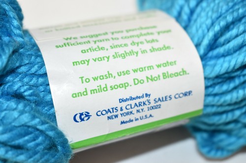 NEU Old Stock Coats & Clarks Teppichgarn - Viskose/Baumwolle - 1 Knäuel Sittich 132A - Bild 5 von 7