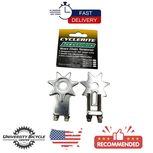 BMX CHAIN TENSIONER CYCLERITE STARZ FOR 3/8 AXLE ASSORTED - NEW - Picture 3 of 4