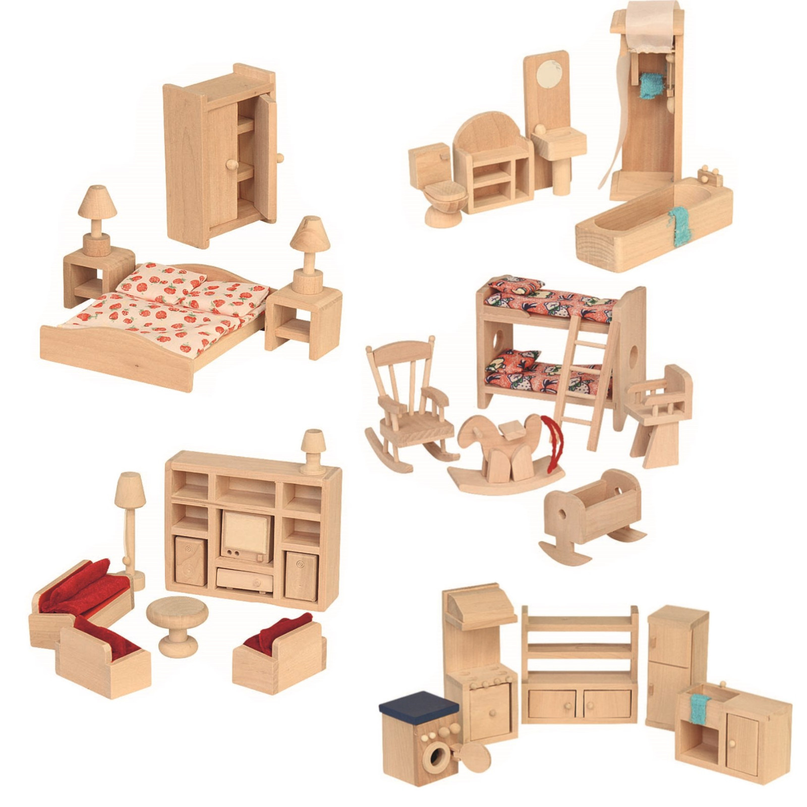 Puppenhaus Zubehör Holz Einrichtung Puppenstube Puppenküche Puppenmöbel Möbel Puppenhaus Zubehör Holz Einrichtung Puppenstube Puppenküche Puppenmöbel Möbel