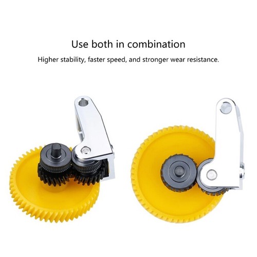 3D Printers Extruder Gear Coated Surfaces Integrated Helical Gear Kit - Photo 7/8