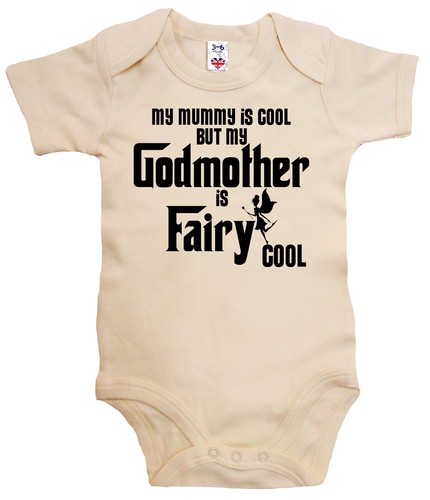 Body Godchild ""My Mummy is Cool but my Godmother is Fairy Cool"" bautizo - Imagen 20 de 22