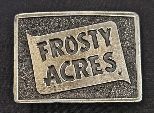  VTG 1978 LIMITED EDITION *FROSTY ACRES*BELT BUCKLE THE GREAT AMERICAN BUCKLE CO