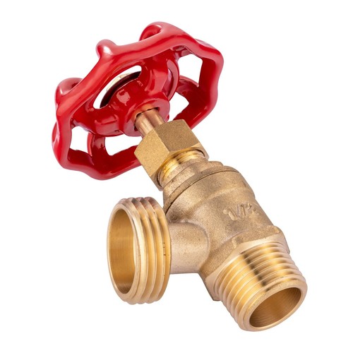 5 PCS EFIELD Boiler Drain 1/2 inch MIP x 3/4 inch MHT, Brass - Picture 2 of 4