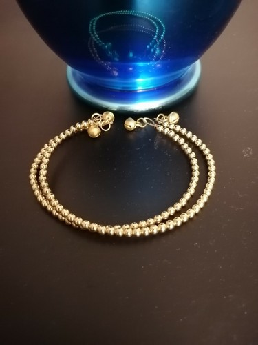 Crazy deal!! Solid 18 karat gold and 18K Gold Bells snap on bangle!!! Lifetime! - Bild 4 von 9