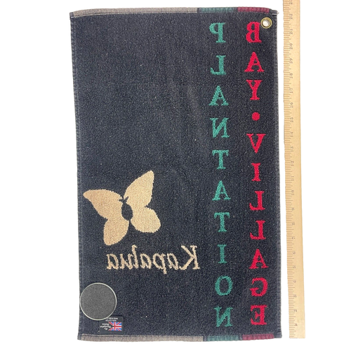 Kapalua Resort Maui Bay Village Plantation Vtg Golf Towel Sir Christopher Hatton - Picture 3 of 5