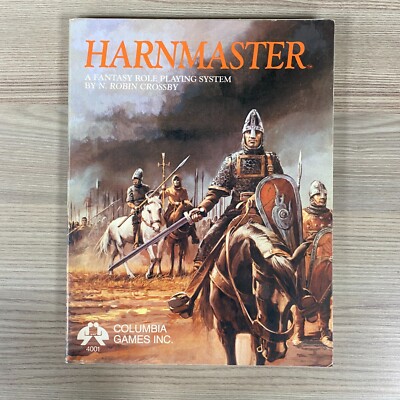 HARNMASTER FANTASY ROLEPLAYING BOOK 4001 SOURCEBOOK RPG 1986 SOURCEBOOK MEDIEVAL