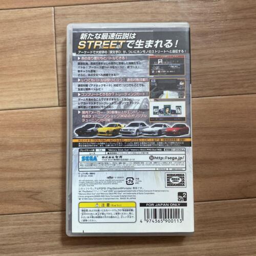 Initial D Street Stage PSP Japanese from Japan Portable Sega anime - Picture 2 of 6