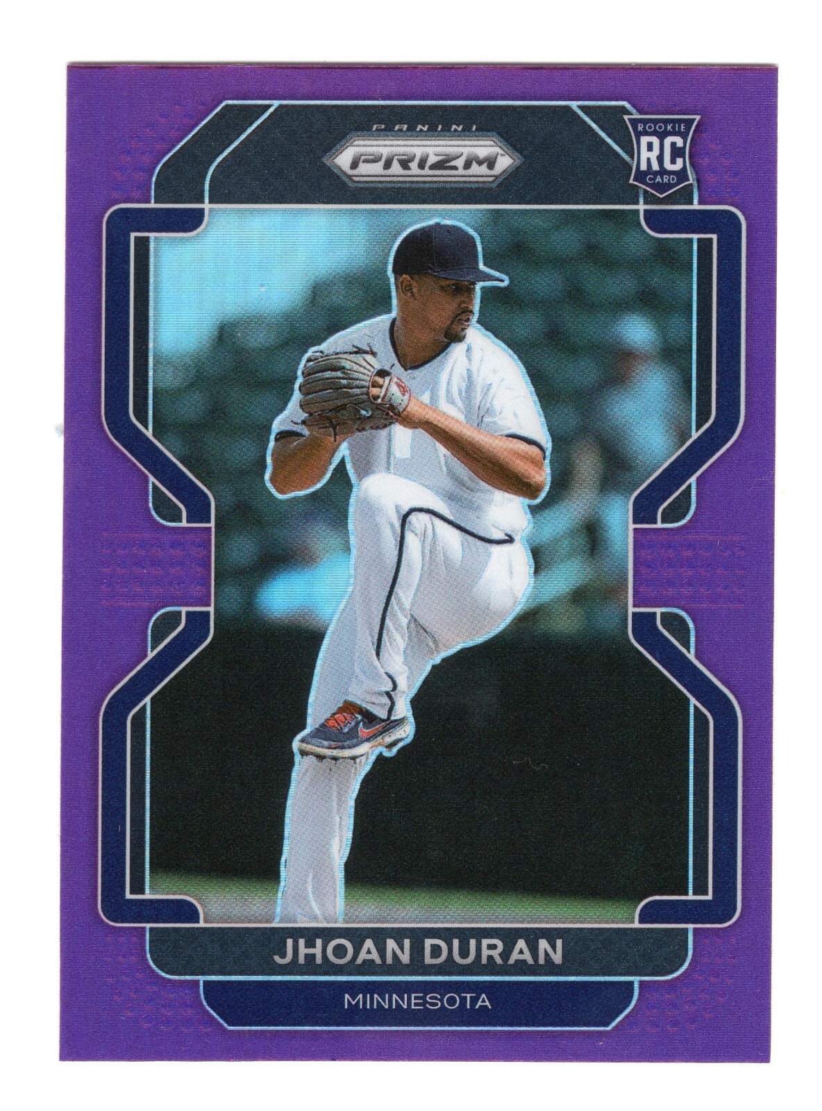 2022 Panini Prizm Jhoan Duran #30 Purple Prizm Minnesota Twins 12I