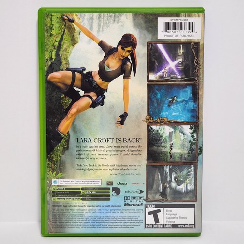 Lara Croft: Tomb Raider Legend (Xbox, 2006) CIB Complete w/ Manual Tested - Picture 2 of 8
