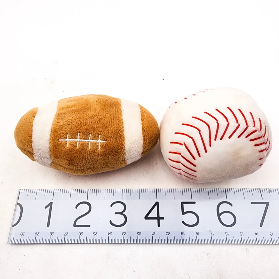 Baby GUND My First Bolsa de Deportes con Felpa de Béisbol y Fútbol Foto 2 de 4