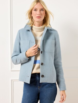 Brushed Twill Shirt Jacket at Talbots, NWT $249, All size a available.