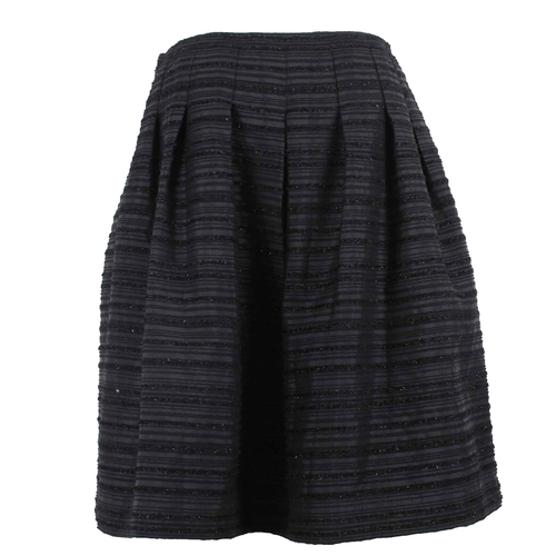 Talbots NEW $139 Sz 8P Black Sparkle Flowy Lined Polyester Nylon Skirt - Picture 2 of 7