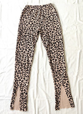 Fill The Bill Leopard Tiger Waffle Women Legging Size 2