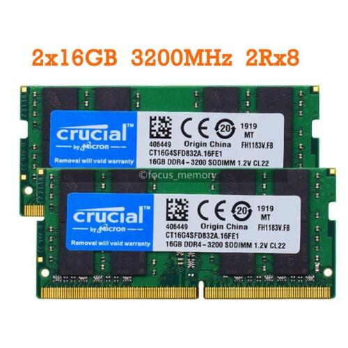 Crucial DDR4 16 GB 2133 2400 2666 3200 MHz SO-DIMM 2Rx8 260Pin Laptop Memory 16G - Picture 17 of 17
