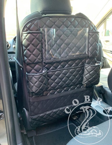 Custom Car Back Seat VIP Organizer Storage Pocket in Luxury Quality Material JDM - Picture 20 of 38