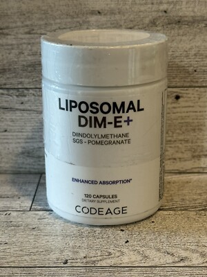 Codeage Liposomal DIM, Diindolylmethane, SGS Vitamin E Tocopherols - 120 Count