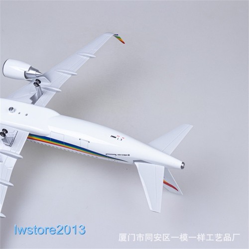 1:80 Tibet Asian Airlines Airways with Light Passenger Airplanes Aircrafts Model - Picture 9 of 16