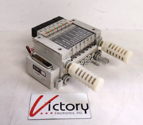 Used SMC Pneumatic Manifold with  Solenoid Valves Z-2306 | Z1-Z7 - Picture 1 of 10