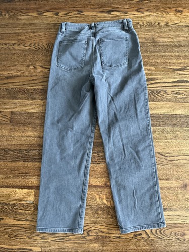 EILEEN FISHER Womens Pants Size 4 Gray Stretch Jeans Jean - Picture 3 of 6