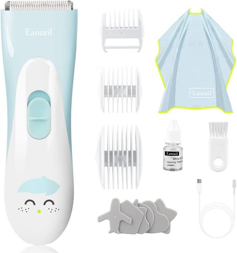 Baby Hair Clippers, Ceramic Blade Electric Kids Hair Trimmer, Ultra-Quiet Cordle - Picture 2 of 12