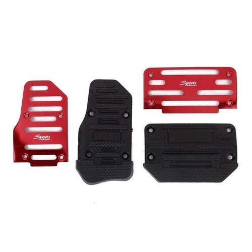 2x Red Non-Slip Automatic Pedal Brake Foot Treadle Cover For Car Accessories - Bild 7 von 12