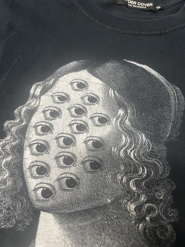 RARE Undercover Jun Takahasi Guru Guru "Eyes" Shirt Size Small Japan Streetwear - Picture 5 of 8