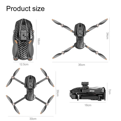 GPS Return Camera Drone Brushless Optical Flow 8K Aerial Photography Quadcopter - Picture 17 of 21