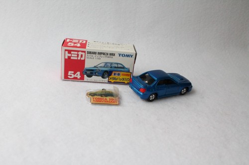 Vintage Tomica 54 First Edition with Charm Subaru Impreza WRX Blue 2000 - Picture 3 of 5
