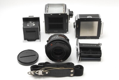 ★美品★HASSELBLAD 500C/M CF 80mm＋A12 III MINT+++ /Strap] Hasselblad 500CM 500 C/M CM CF 80mm F2.8