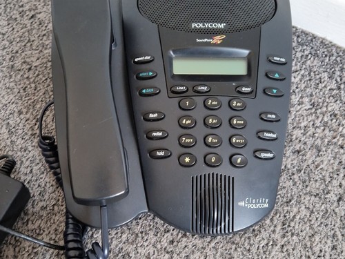 Polycom Soundpoint Pro SE- 225 Conference Phone Telephone   - Picture 5 of 11