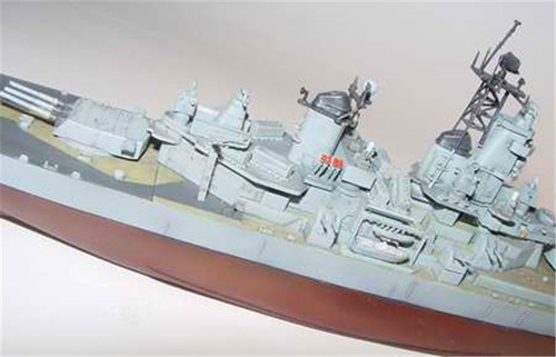 Trompeter 05705 1/700 EE. UU. BB-63 Missouri 1991 Kit Modelo Buque de Guerra Estático - Imagen 8 de 8