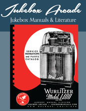 Wurlitzer Models 1400 1450 Service Manual Parts Lists with Trouble Shooting