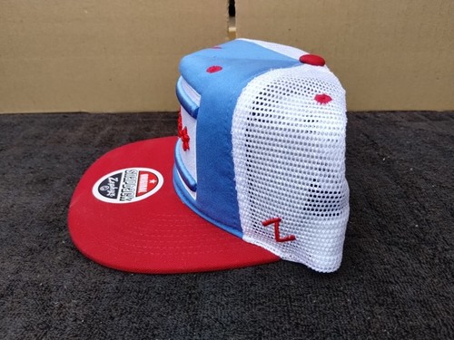 Chicago Flag Zephyr Snapback Trucker Malla Azul Marino/Blanco/Rojo, Talla Única - Imagen 2 de 13