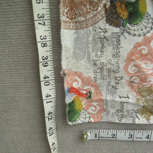 Türkei Tisch Erntedank Druck Stoff Baumwollmischung bedruckt 43 x 106 in CP50240 - Bild 4 von 12