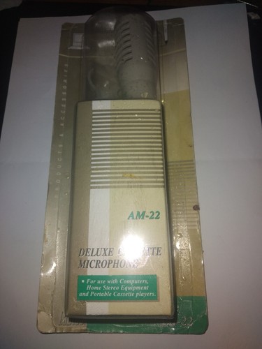 Labtec AM-22 Deluxe Cassette Microphone - New and Sealed - 第 1/1 張圖片