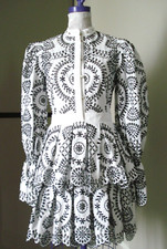 NWT***Alexander McQueen White/Black cotton dress* *Size 40(IT)*$4,499.00 