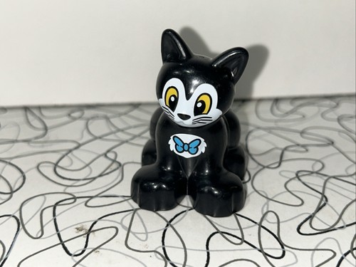 Lego Duplo Disney Figaro Minnie Mouse Black Cat Mini Figure W/ Blue Bowtie 10873 - Picture 1 of 5