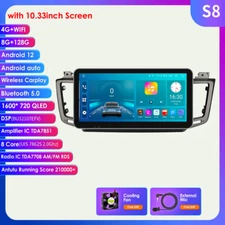 10.33'' 8G+128G For Toyota RAV4 2013-18 Android Carplay Car Stereo GPS DSP Radio