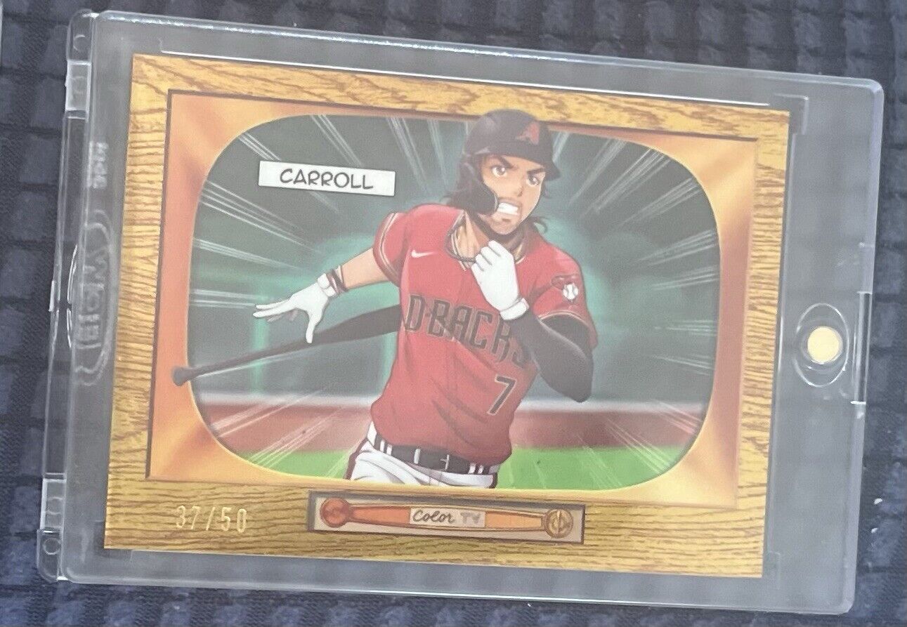 2024 Bowman - '55 Bowman Anime #BA-10 Corbin Carroll Gold /50