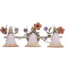 Elk Lighting Transitional Three light Vanity Pendant Lighting Flowers Leaves NEW
