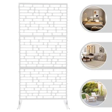 35.4*15.7*74.8inch 3 Panels Outdoor Privacy Fence Screen and Decorative Panels