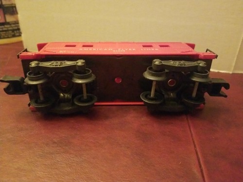 American Flyer Lines 24603 Knuckle Coupler Red Caboose - Picture 7 of 8
