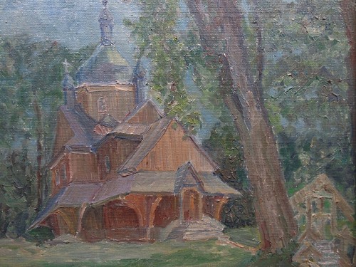 Halina Kaminska Ptg of Orthodox Church in Poland Listed Polish/American Artist - Picture 6 of 10