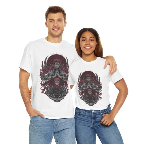 Sukuna Ryomen Jujutsu Kaisen T-Shirt Itadori Gojo Anime Japanese Tee Shirt JJK - Picture 25 of 71