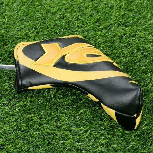 Quality Soft PU Leather Golf Putter HeadCover Durable For Blade/Anser Style Head - Picture 8 of 8