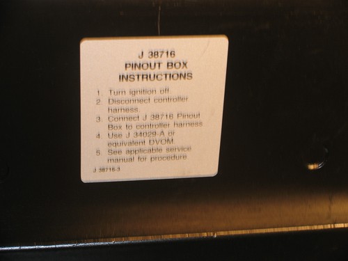 Kent Moore J-38716-2  Teves Mark IV ABS Breakout Box Antilock Brake Tester - Picture 3 of 3