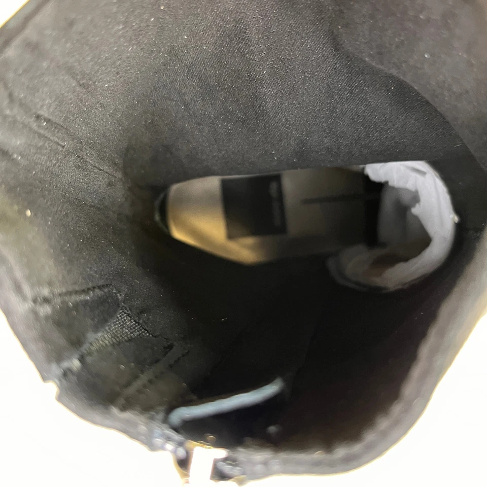 Botas de gamuza Dolce Vita Fernly Onyx talla 6,5 negras media pantorrilla cremallera tacón de aguja Foto 3 de 4