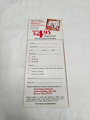ES25 Summer Olympic Games 1976 Pocket Schedule & Score Sheet - Schlitz - Picture 2 of 4